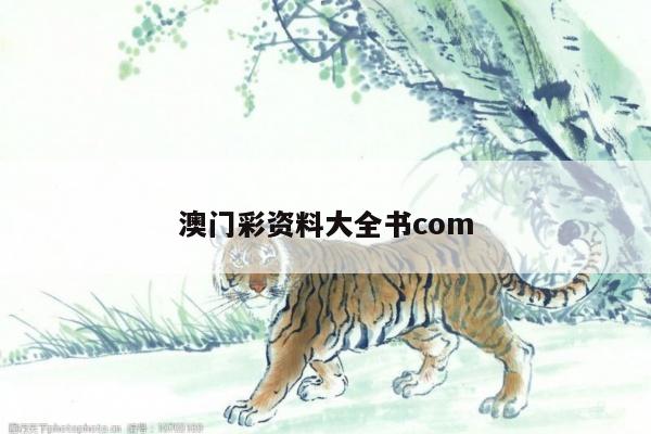 澳门彩资料大全书com